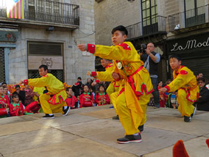 Celebraci&oacute; de l'any nou xin&egrave;s, el 4716, any del Gos, a Girona
