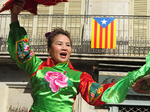 Celebraci&oacute; de l'any nou xin&egrave;s, el 4716, any del Gos, a Girona