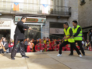 Celebraci&oacute; de l'any nou xin&egrave;s, el 4716, any del Gos, a Girona
