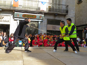 Celebraci&oacute; de l'any nou xin&egrave;s, el 4716, any del Gos, a Girona
