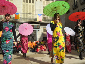 Celebraci&oacute; de l'any nou xin&egrave;s, el 4716, any del Gos, a Girona