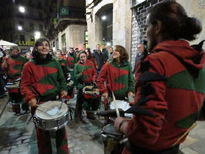 Fires 2018. La Beatufarra, descens del Beatusaure per les escales de la Catedral de Girona