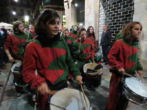Fires 2018. La Beatufarra, descens del Beatusaure per les escales de la Catedral de Girona