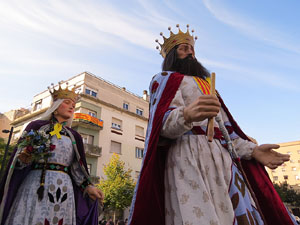 Fires 2018. 37a. Trobada de Gegants de Fires de Sant Narc&iacute;s. La cercavila