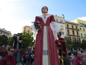 Fires 2018. 37a. Trobada de Gegants de Fires de Sant Narc&iacute;s. La cercavila