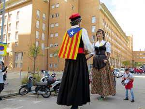 Fires 2018. 37a. Trobada de Gegants de Fires de Sant Narc&iacute;s. La cercavila