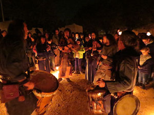 Fires 2018. Espectacle de foc i m&uacute;sica Llumin&agrave;ries de Fires, a c&agrave;rrec de Taller de Magn&egrave;sia i Els Berros de la Cort