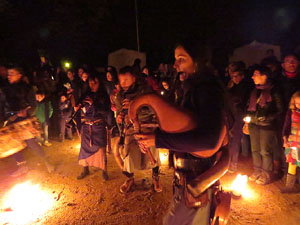 Fires 2018. Espectacle de foc i m&uacute;sica Llumin&agrave;ries de Fires, a c&agrave;rrec de Taller de Magn&egrave;sia i Els Berros de la Cort