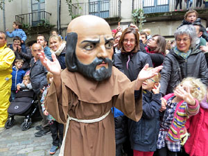 Fires 2018. Passejada amb els capgrossos de la ciutat i Fal·lera Gironina