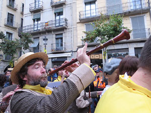 Fires 2018. Passejada amb els capgrossos de la ciutat i Fal·lera Gironina