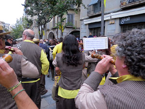 Fires 2018. Passejada amb els capgrossos de la ciutat i Fal·lera Gironina