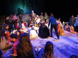 Nadal 2018 a Girona. Assaig de 'Els Pastorets de Girona' al Teatre Municipal