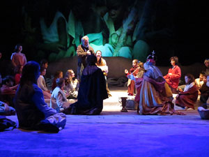 Nadal 2018 a Girona. Assaig de 'Els Pastorets de Girona' al Teatre Municipal