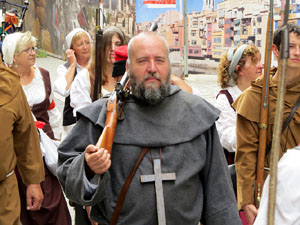 XI Festa Reviu els Setges Napole&ograve;nics de Girona. Desfilada pels carrers de Girona