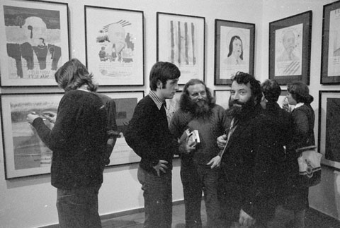 Exposició d'homenatge a Carles Rahola, organitzada per l'Assemblea Democràtica d'Artistes Gironins, a la Fundació Miró. Barcelona. Setembre 1976
