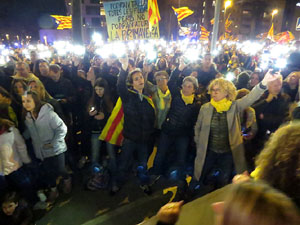 21F Vaga general. La manifestaci&oacute; m&eacute;s gran de la hist&ograve;ria de Girona, amb 70.000 participants