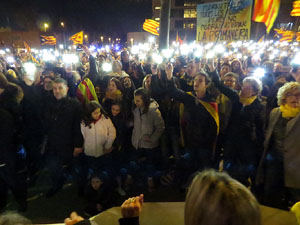21F Vaga general. La manifestaci&oacute; m&eacute;s gran de la hist&ograve;ria de Girona, amb 70.000 participants
