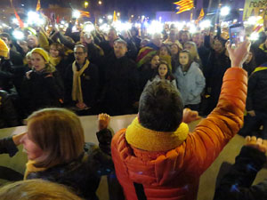 21F Vaga general. La manifestaci&oacute; m&eacute;s gran de la hist&ograve;ria de Girona, amb 70.000 participants