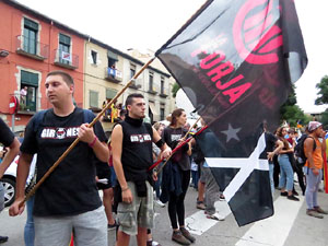 Manifestaci&oacute; contra la viol&egrave;ncia de l'Estat. Pre-commemoraci&oacute; de l'1-O