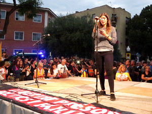 Manifestaci&oacute; contra la viol&egrave;ncia de l'Estat. Pre-commemoraci&oacute; de l'1-O