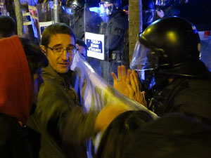 Manifestació pel trasllat dels presos polítics a Madrid pel judici de l'1-O