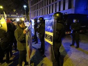 Manifestació pel trasllat dels presos polítics a Madrid pel judici de l'1-O