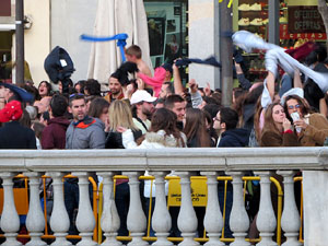 Festival Strenes 2019. Concert inaugural al terrat del punt d'Informaci&oacute; de la Rambla, a c&agrave;rrec d'Oques Grasses