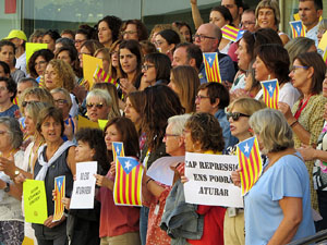 Actes a Girona en commemoració de l'1-O