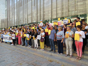 Actes a Girona en commemoració de l'1-O