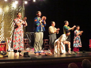 Festivals de Girona. FITAG 2019 - 'Tinto coraz&oacute;n'. Espectacle interpretat per la companyia 'Situaci&oacute;n Pa&iacute;s' de Valparaiso, Xile