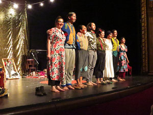 Festivals de Girona. FITAG 2019 - 'Tinto coraz&oacute;n'. Espectacle interpretat per la companyia 'Situaci&oacute;n Pa&iacute;s' de Valparaiso, Xile