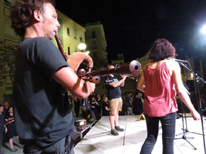 Marxa de Torxes de Girona per commemorar l'1-O