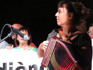 Marxa de Torxes de Girona per commemorar l'1-O