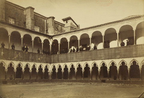 Claustre del convent de Sant Domènec. 1886