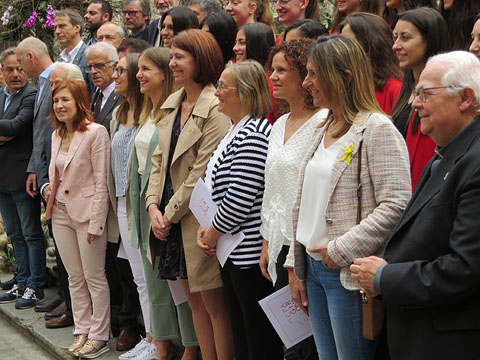 Foto de grup de la inauguració