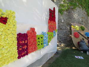 Temps de Flors 2019. Instal·lacions i decoracions florals als diversos espais del Passeig Arqueològic