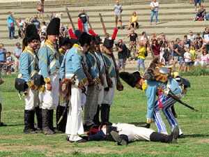 XII Festa Reviu els Setges Napole&ograve;nics de Girona. Recreaci&oacute; d'una batalla napole&ograve;nica al Parc de les Ribes del Ter