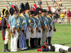 XII Festa Reviu els Setges Napole&ograve;nics de Girona. Recreaci&oacute; d'una batalla napole&ograve;nica al Parc de les Ribes del Ter