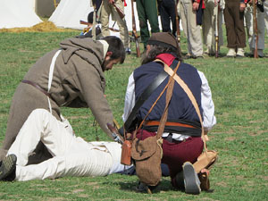 XII Festa Reviu els Setges Napole&ograve;nics de Girona. Recreaci&oacute; d'una batalla napole&ograve;nica al Parc de les Ribes del Ter