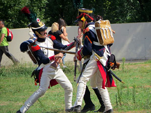 XII Festa Reviu els Setges Napole&ograve;nics de Girona. Recreaci&oacute; d'una batalla napole&ograve;nica al Parc de les Ribes del Ter