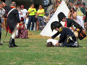 XII Festa Reviu els Setges Napole&ograve;nics de Girona. Recreaci&oacute; d'una batalla napole&ograve;nica al Parc de les Ribes del Ter