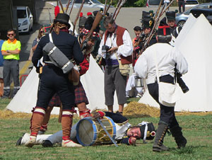 XII Festa Reviu els Setges Napole&ograve;nics de Girona. Recreaci&oacute; d'una batalla napole&ograve;nica al Parc de les Ribes del Ter