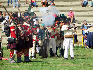 XII Festa Reviu els Setges Napole&ograve;nics de Girona. Recreaci&oacute; d'una batalla napole&ograve;nica al Parc de les Ribes del Ter