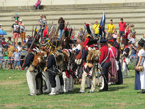 XII Festa Reviu els Setges Napole&ograve;nics de Girona. Recreaci&oacute; d'una batalla napole&ograve;nica al Parc de les Ribes del Ter