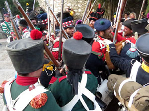 XII Festa Reviu els Setges Napole&ograve;nics de Girona. Combat al portal de Sant Crist&ograve;fol