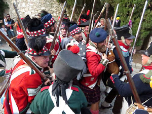 XII Festa Reviu els Setges Napole&ograve;nics de Girona. Combat al portal de Sant Crist&ograve;fol