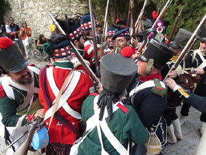 XII Festa Reviu els Setges Napole&ograve;nics de Girona. Combat al portal de Sant Crist&ograve;fol