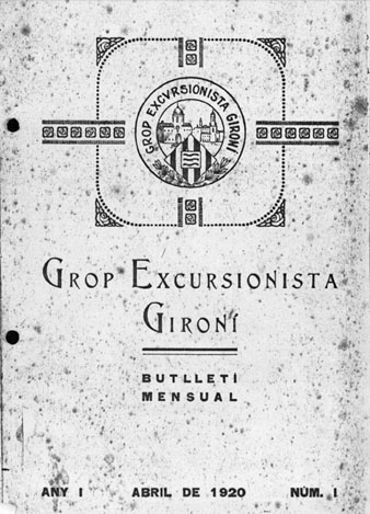 Primer butlletí del GEiEG. Abril de 1920