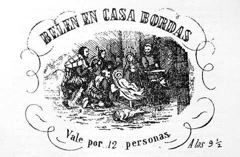 Invitació col·lectiva per visitar un pessebre. Arxiu Històric de la Ciutat de Barcelona