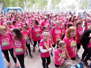 Cursa de la Dona 2019. Concentració i sortida del Parc de la Devesa, cursa pels carrers de Girona i arribada a la Copa